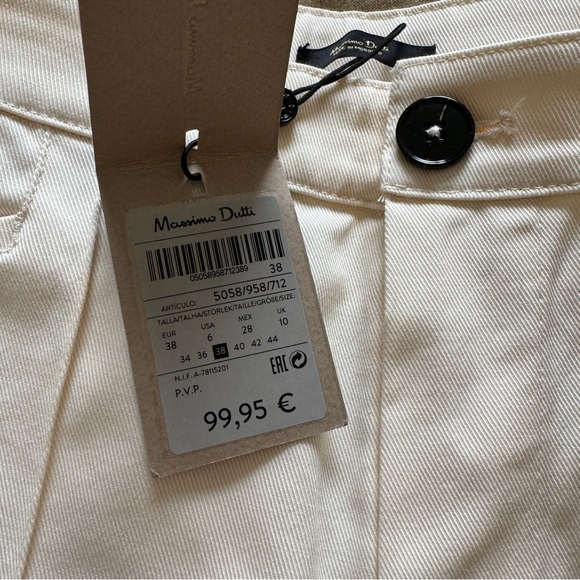 Cream Pants with Front Stitch - Picture 5 of 8